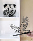 Steelouette customized totem decorative piece for your Scouts chef or cheftaine, bear and eagle designs