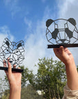Steelouette customized totem decorative piece for your Scouts chef or cheftaine, wolf and panda designs