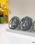 Metal statue of the old lebanese lira coins. A great gift idea and home decoration product by Steelouette.