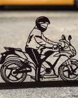 steel decorative gift item of a motorcycle