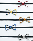 Steel decorative gift item featuring the collection of colorful bow ties available for all occasions