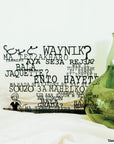 Steel decorative gift item featuring words you constantly hear from your loving mother