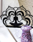 Steel decorative gift item for yoga lovers