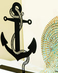 Steel decorative gift item featuring an anchor