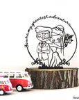 A Steelouette of a couple in their wedding