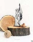 steel decorative gift item of the virgo zodiac sign