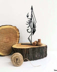 Steel decorative gift item featuring the scorpio zodiac sign