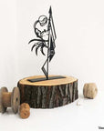 Steel decorative and gift item featuring the Cancer zodiac sign