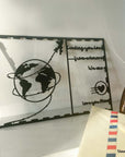 Steel decorative gift item featuring a love letter to mom
