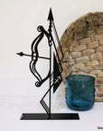 Steel decorative gift item featuring the sagittarius zodiac sign