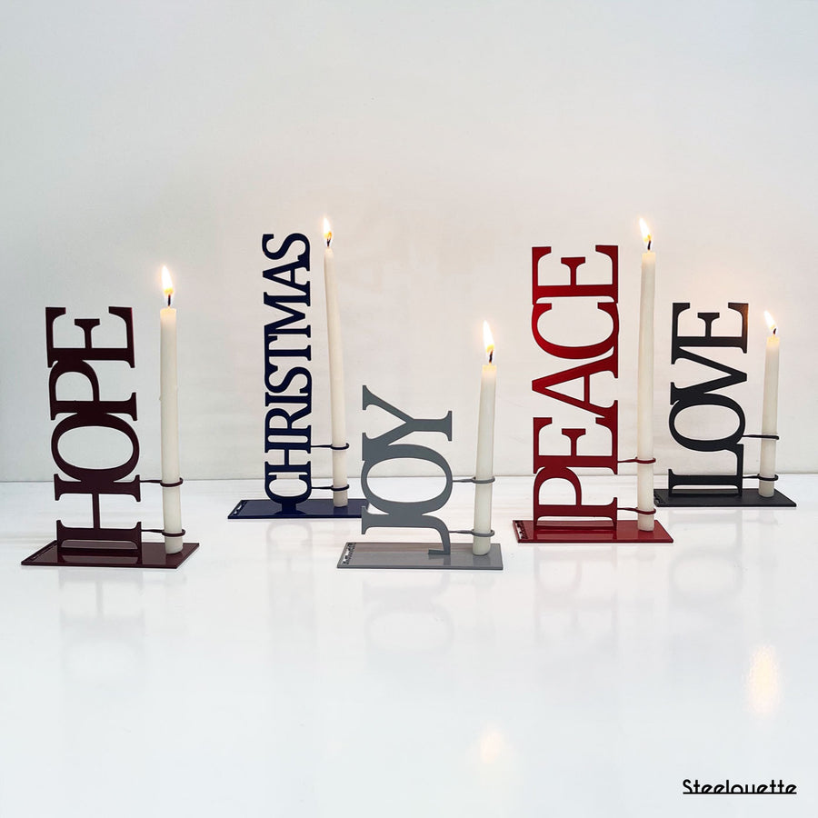 Steelouette Christmas classy candles decoration for your home during the holidays