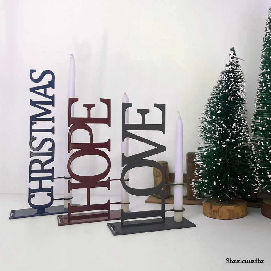 Steelouette Christmas classy candles decoration for your home during the holidays