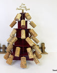Steelouette festive cork tree, where you can collect corks of your favorite Christmas nights
