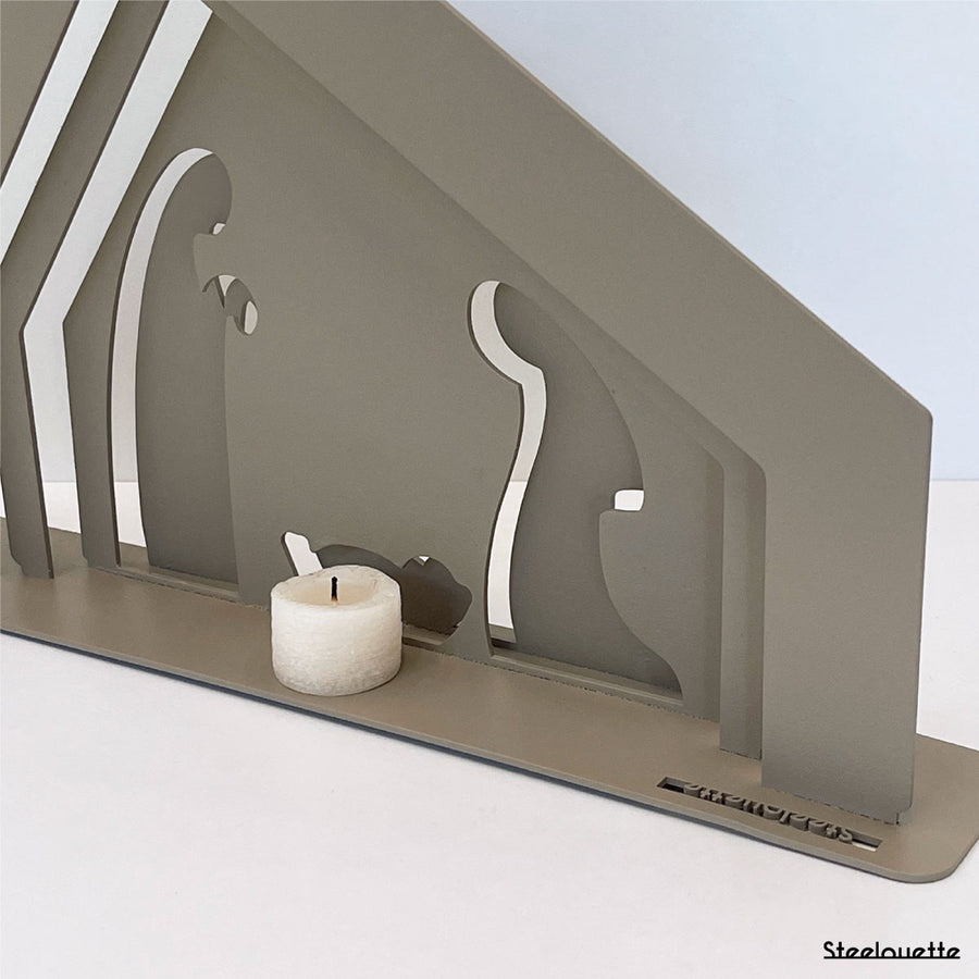 Steelouette Christmas crib decoration that give a spiritual vibe your home