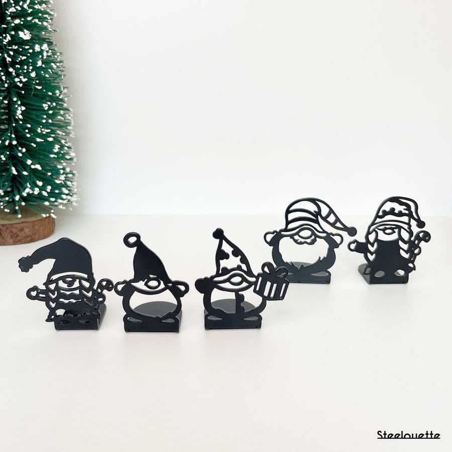 Steelouette Christmas gnomes house decoration for the holidays