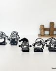 Steelouette Christmas gnomes house decoration for the holidays