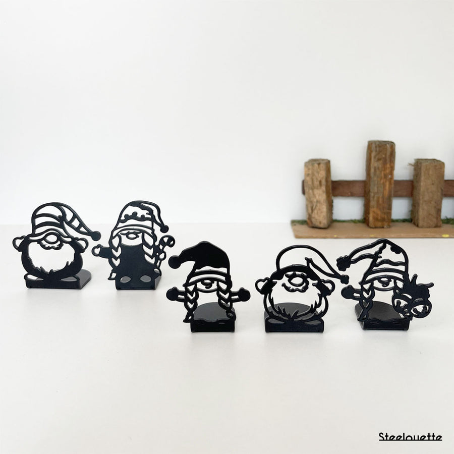 Steelouette Christmas gnomes house decoration for the holidays