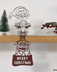Steelouette Christmas elves decoration that give a fun spirit your home, office or shop