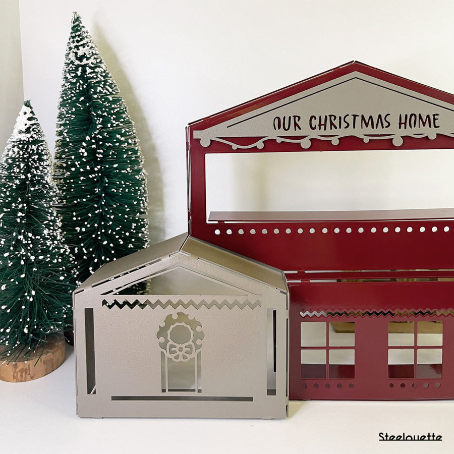 Steelouette Christmas gnomes house decoration for the holidays