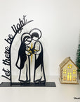 Steelouette steel Christmas crib decoration for your home during the holidays