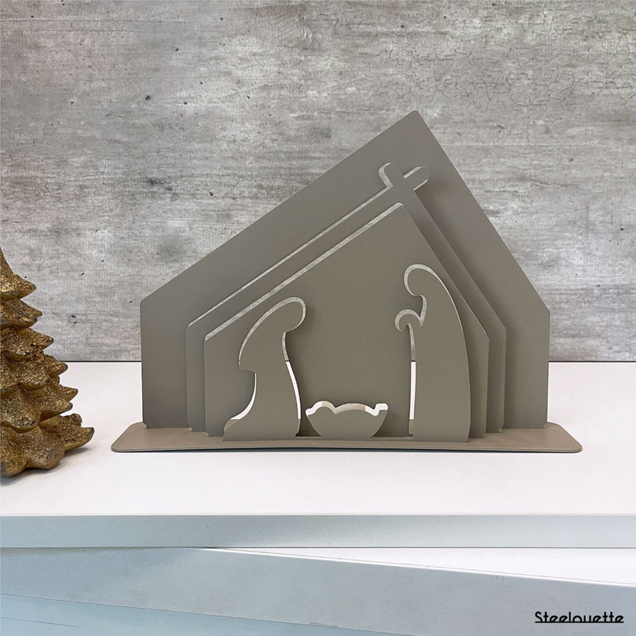 Steelouette Christmas crib decoration that give a spiritual vibe your home