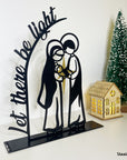 Steelouette steel Christmas crib decoration for your home during the holidays