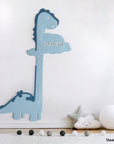 A gift for a newborn's or baby's room, personalized to his name. A decorative, customizable, colorful and modern growth chart and room decoration design by Steelouette.