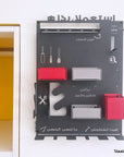 Customized tool hanger metal Father's Day gift to your dad!
A great functional product by Steelouette