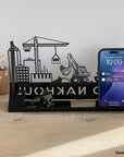 Civil engineer customized useful gift to decorate their office desk or home. Modern gift created by Steelouette Lebanon