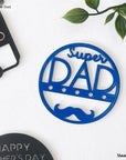 Steel compact gift item for your dad where he can use as coasters for his drink