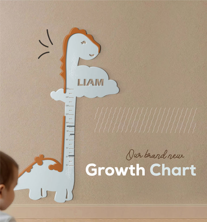 Steelouette Customized height growth chart for child or toddler's room, 2nd homepage image