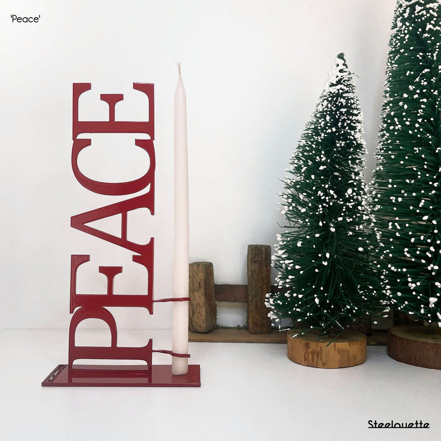 Steelouette Christmas classy candles decoration for your home during the holidays