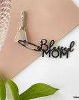 Customized metal "Blessed Mom" Mother's Day keychain gift for your mom!
A great functional product by Steelouette