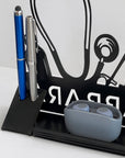 Pen holder to gift a doctor or professor, can be used as a phone holder, or office essential, created by Steelouette
