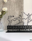 Physiotherapist customized gift to decorate their office or home. Modern gift created by Steelouette Lebanon