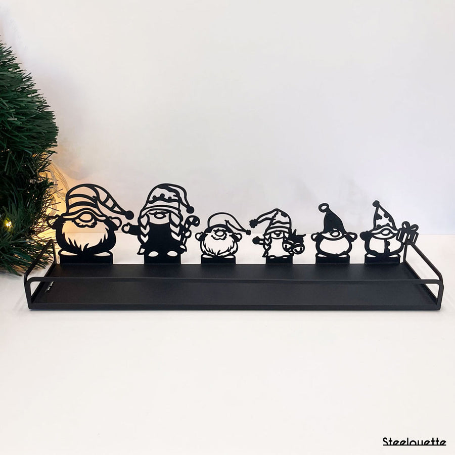 Steelouette Christmas elves serving tray for your home during the holidays