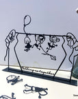 Customized metal Father's Day keychain gift to your dad!
A great functional product by Steelouette