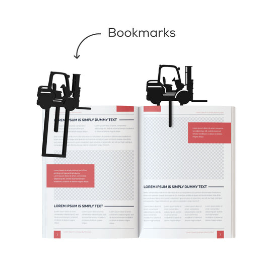 Customized bookmarks modern corporate gifts by Steelouette