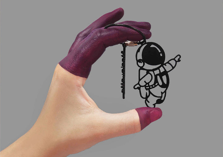 Customized metal keychain. Great gift idea and keychain by Steelouette