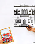 A customized building drawing in metal. A great gift idea and home decoration product by Steelouette