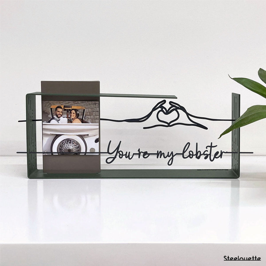 A customized quote metal statue or product. A great gift idea and home decoration product by Steelouette