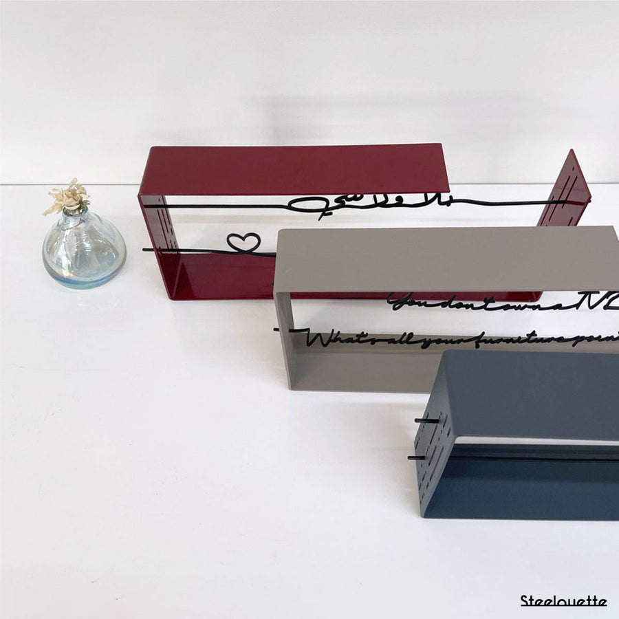 A customized quote metal statue or product. A great gift idea and home decoration product by Steelouette