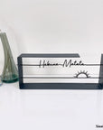 A customized quote metal statue or product. A great gift idea and home decoration product by Steelouette