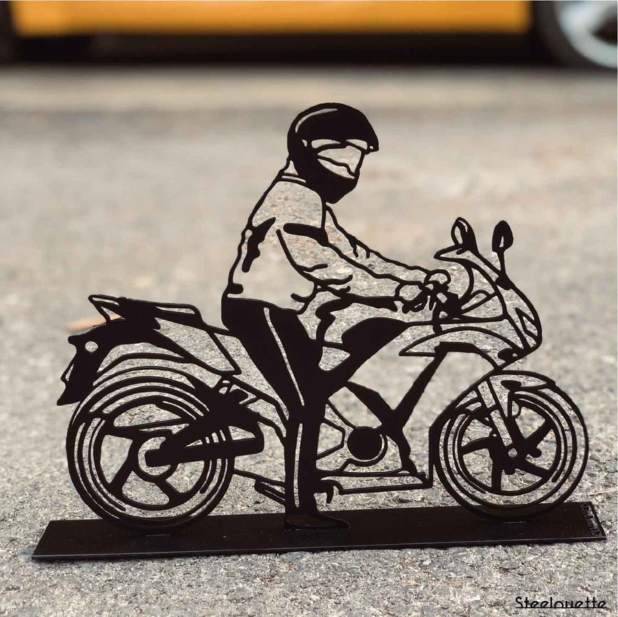 steel decorative gift item of a motorcycle