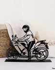 steel decorative gift item of a motorcycle
