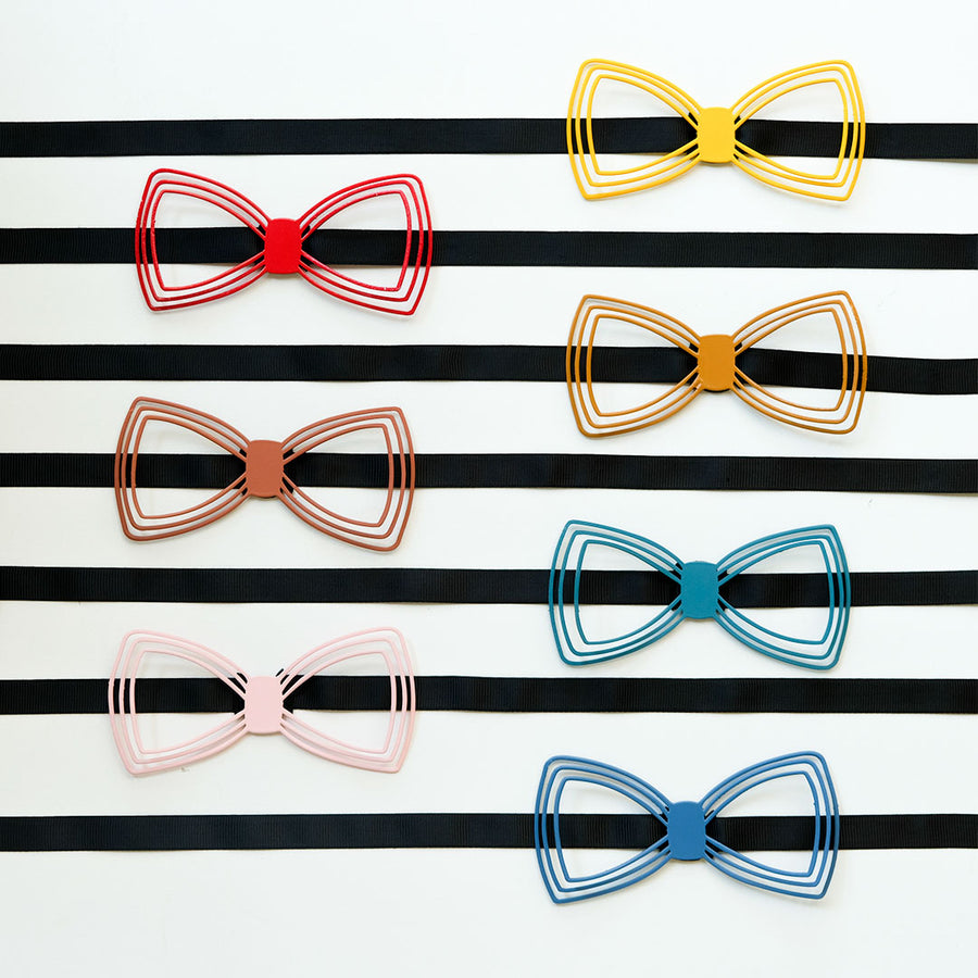 Steel decorative and gift item of the available colors for our collection of bow ties 