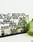 Steel decorative gift item featuring words you constantly hear from your loving mother