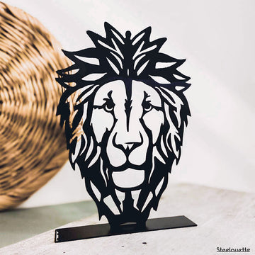 Steel decorative gift item featuring the Lion totem