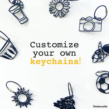 Customize your own keychains with Steelouette