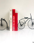 Steel decorative gift item showing the bike evolution